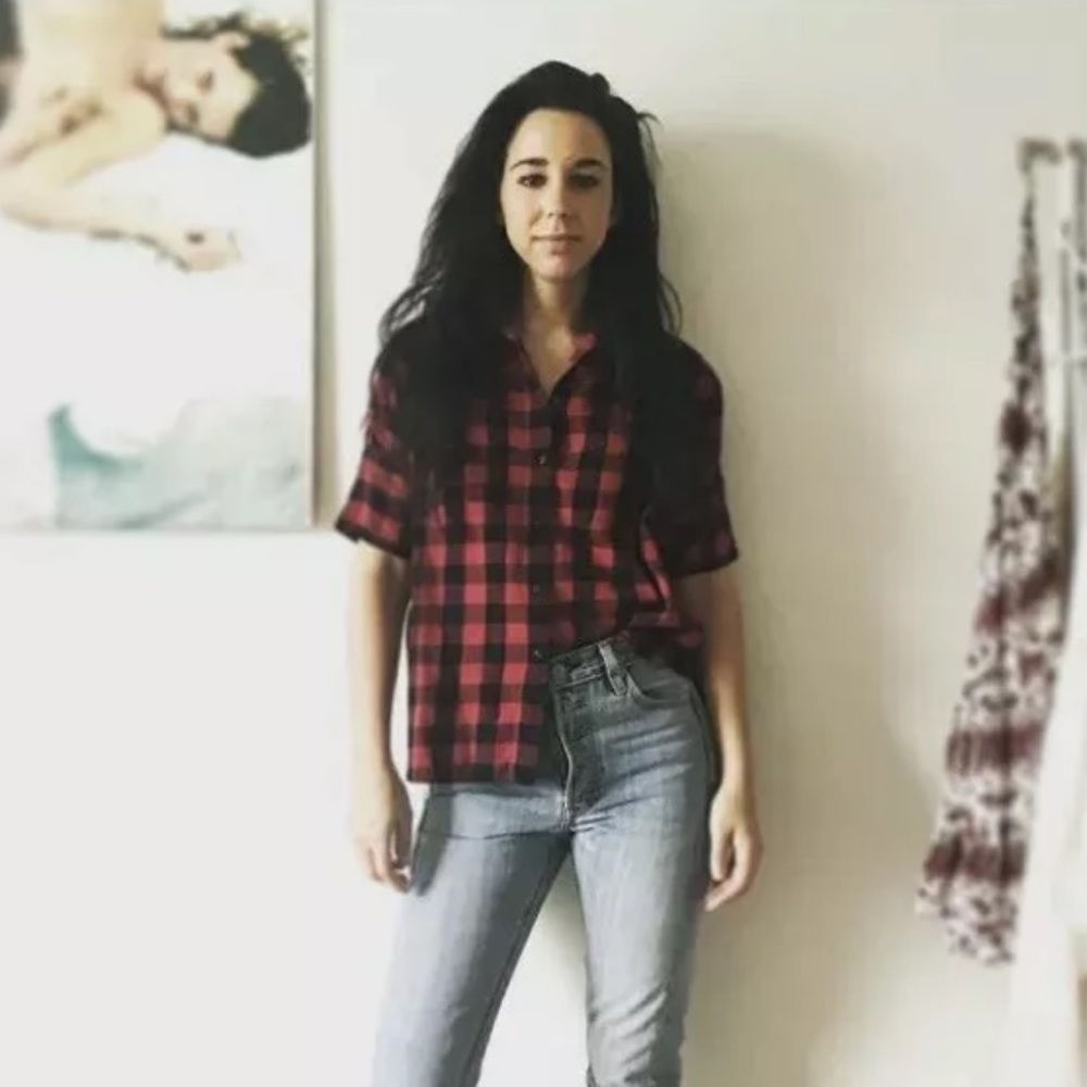 Madewell Plaid Flannel Courier Shirt Buffalo Plaid - Picture 2 of 5